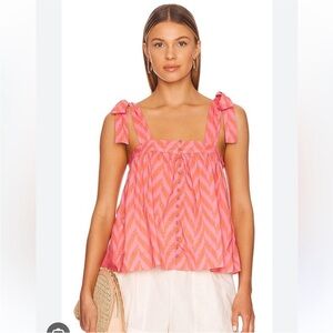 NWT Ulla Johnson Tie-Strap Blouse